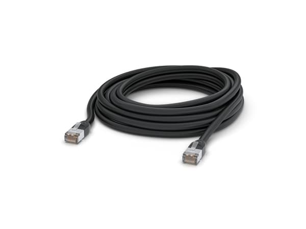 Ubiquiti Networks UACC-CABLE-PATCH-OUTDOOR-8M-BK, 8 m, Cat5e, S/UTP (STP), RJ-45, RJ-45