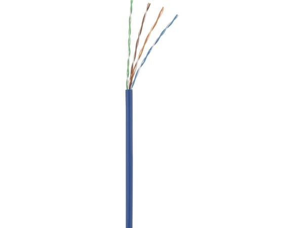 Renkforce RF-5042666 RJ45 verkkokaapeli, patch-kaapeli CAT 5e U/UTP 5,00 m Sininen lukitussuojalla, halogeenivapaa 1 kpl 1 kpl