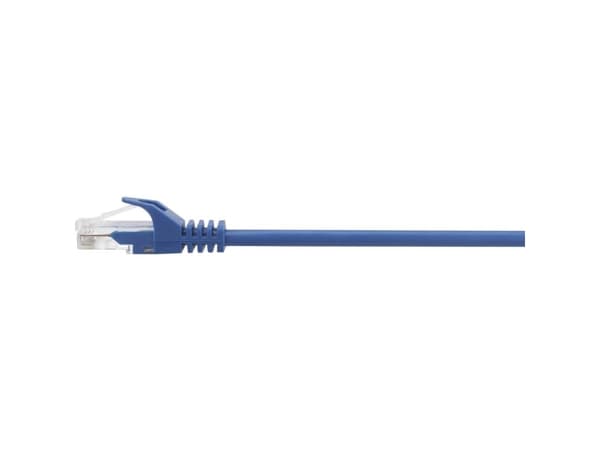 Renkforce RF-5042666 RJ45 verkkokaapeli, patch-kaapeli CAT 5e U/UTP 5,00 m Sininen lukitussuojalla, halogeenivapaa 1 kpl 1 kpl