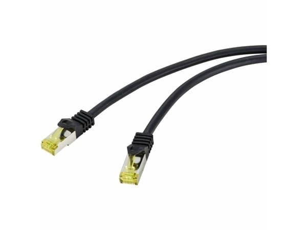 Renkforce RF-4995168, 20 m, Cat6e, S/FTP (S-STP), RJ-45, RJ-45, Sort