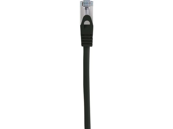 Renkforce RF-5043936, 15 m, Cat6a, S/FTP (S-STP), RJ-45, RJ-45, Sort