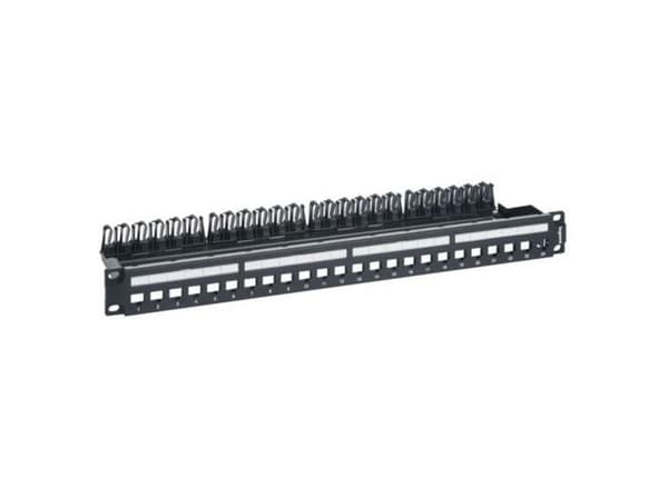 Legrand 632850, RJ-45, Cat5e, Cat6, Cat6a, Sort, Rackmontering, -10 - 60 °C, -10 - 70 °C Sort