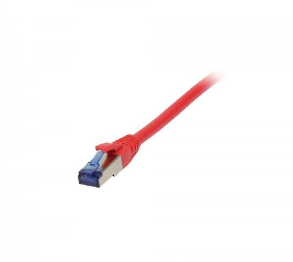 Patchkabel RJ45 CAT6A 500Mhz 2m rot SSTPSFTP TPELSZHSuperflex AWG26 Synergy 21