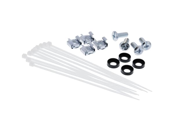 InLine 19109D, Cat5, Cat6, Cat6a, Harmaa, Telinekiinnitys, 1U