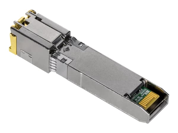 TRENDnet TEG 10GBRJ - SFP+ transceivermodul - 10GbE, 5GbE, 2.5GbE - 1000Base-T, 10GBase-T, 2.5GBase-T, 5GBase-T - RJ-45 - opp til 100 m - TAA-samsvar