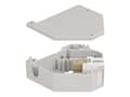 Miniatyrbilde 3 av 5: Delock - Modulinnlegg - DIN-skinnemonterbar - SC - grå, hvit, beige