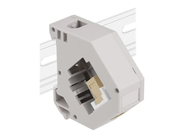 Delock - Modulinnlegg - DIN-skinnemonterbar - SC - grå, hvit, beige