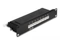 Pikkukuva 2 / 5: DeLOCK 66872, Cat6a, Musta, Metalli, 1U, 254 mm, 100 mm