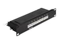 Pikkukuva 1 / 5: DeLOCK 66872, Cat6a, Musta, Metalli, 1U, 254 mm, 100 mm