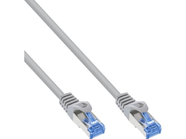 InLine 74825, 25 m, Cat6a, S/FTP (S-STP), RJ-45, RJ-45, Grå