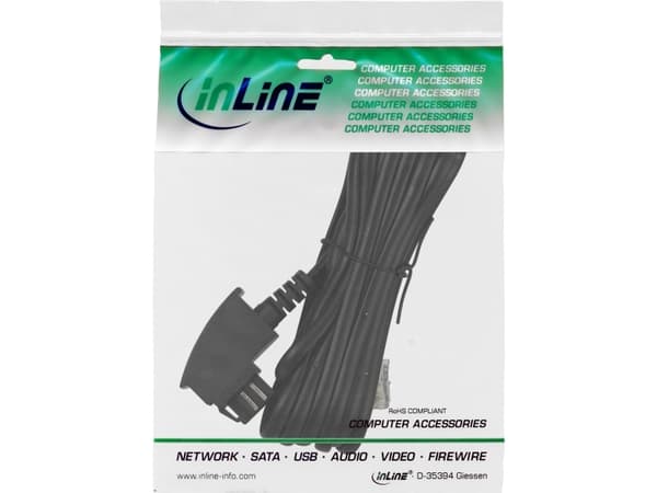 InLine 18813, 3 m, Svart