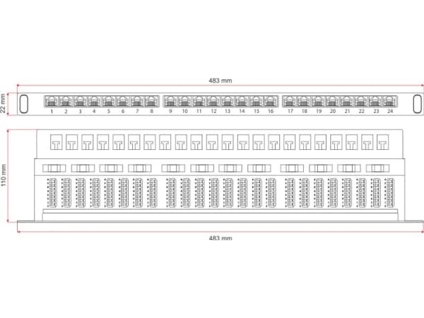 Alantec PK031, Gigabit Ethernet, 1000 Mbit/s, RJ-45, Nickel/guld, Cat5e, S/UTP (STP)