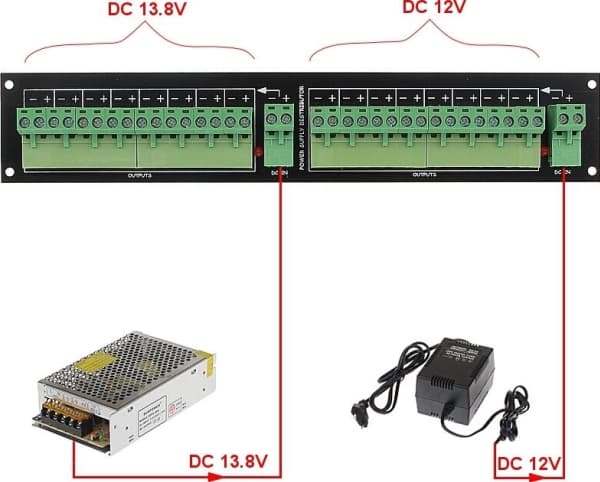 Delta Power Splitter 10" 10x DC-utgang (LZ-10/POL/R10)