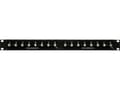 Miniatyrbilde 4 av 4: Delta Patch Panel 19 tommer 16x BNC (G-16C/R19)