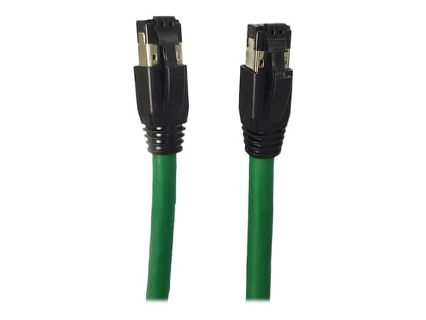 MicroConnect - Koblingskabel - RJ-45 (hann) til RJ-45 (hann) - 1 m - S/FTP - CAT 8.1 - halogenfri, uten hindringer - grønn