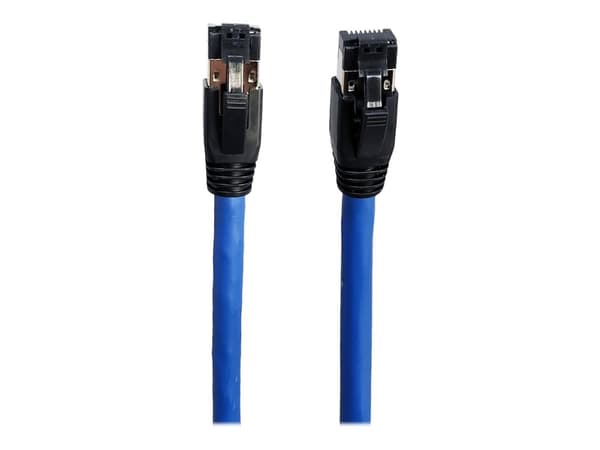 MicroConnect - Koblingskabel - RJ-45 (hann) til RJ-45 (hann) - 3 m - S/FTP - CAT 8.1 - halogenfri, uten hindringer - blå