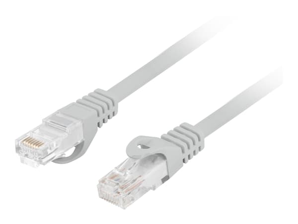 Lanberg - Koblingskabel - RJ-45 (hann) til RJ-45 (hann) - 50 cm - 5.7 mm - foliebelagt uskjermet tvinnet kabelpar (F/UTP) - CAT 6 - uten hindringer,