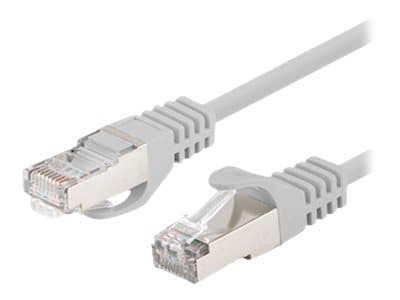 Lanberg - Liitäntäkaapeli - RJ-45 (uros) RJ-45 (uros) - 25 cm - 5,7 mm - taitettu suojaamaton kierretty pariliitos (F/UTP) - CAT 6 - säikeistetty, so