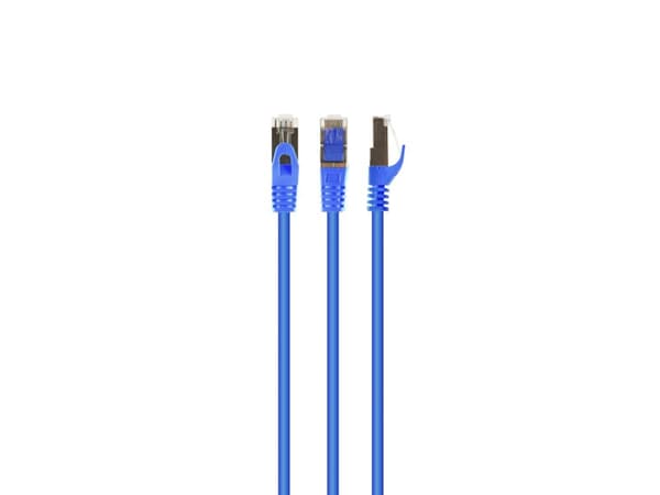 Cablexpert - Koblingskabel - RJ-45 (hann) til RJ-45 (hann) - 2 m - SFTP - CAT 6a - halogenfri, formstøpt, uten hindringer - blå
