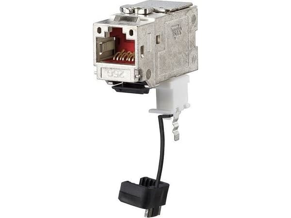 Metz Connect 25Gmodul - Keystone 270° Jack GHMT zertifiziert nach ISO/IEC TR-11801-9905 für 25GBASE-T im Channel-Link mit 30 m, in Vorbereitung: ISO/