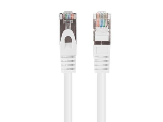 Lanberg - Patch-kabel - RJ-45 (hane) till RJ-45 (hane) - 1 m - 5.7 mm - F/UTP (folieöverdraget oskärmat tvinnat par) - CAT 6 - hakfri, tvinnad, rund