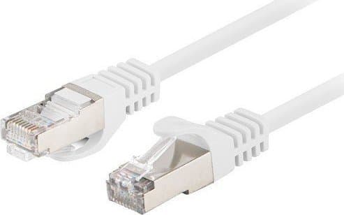 Lanberg - Patch-kabel - RJ-45 (hane) till RJ-45 (hane) - 1 m - 5.7 mm - F/UTP (folieöverdraget oskärmat tvinnat par) - CAT 6 - hakfri, tvinnad, rund