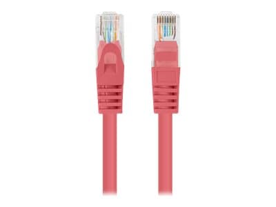 Lanberg - Koblingskabel - RJ-45 (hann) til RJ-45 (hann) - 2 m - 5.4 mm - UTP - CAT 6 - flertrådet, uten hindringer, formstøpt - rød, RAL 3017 (en pak