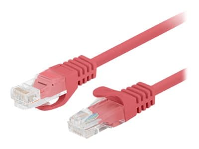 PATCHCORD CAT.6 UTP 1.5M PUNAINEN FLUKE LÄPÄISSYT LANBERG 10-PACK 10-PACK