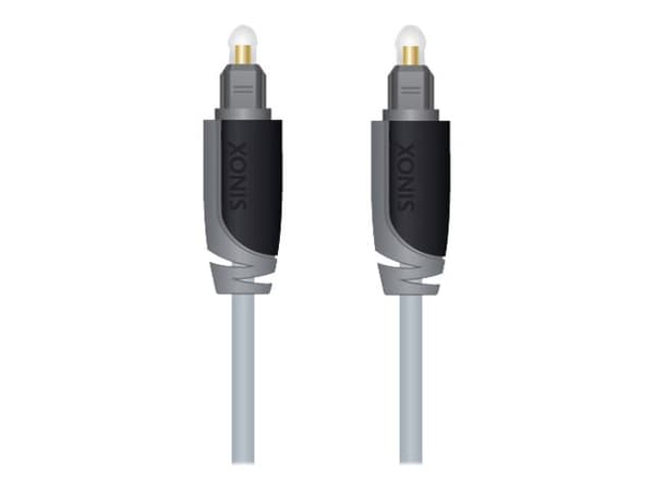 Sinox Plus+ - Digitallydkabelsett (optisk) - TOSLINK hann til TOSLINK hann - 10 m