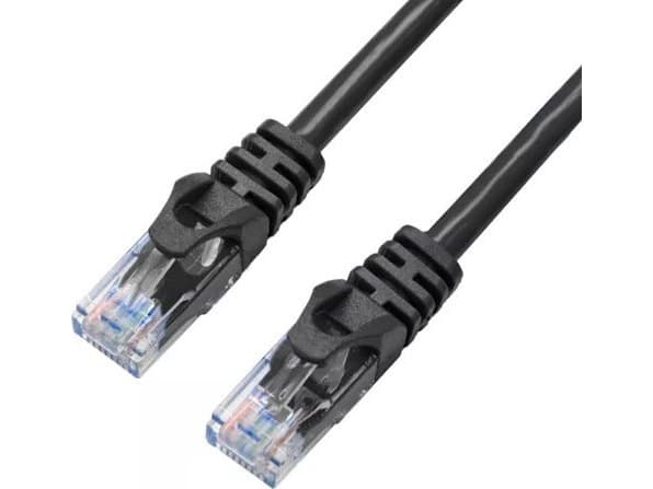 X-Shield - Koblingskabel - RJ-45 (hann) til RJ-45 (hann) - 1.5 m - UTP - CAT 6 - halogenfri, formstøpt - svart