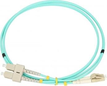 Extralink LC/UPC-SC/UPC | Liitäntäjohto | Multimode, OM3, Duplex, 3mm, 3m
