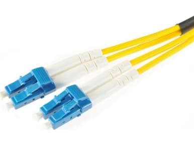 Extralink LC/UPC-LC/UPC | Liitäntäjohto | Single-mode, Duplex, G652D, PVC, 3mm, 1m