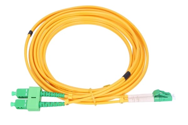 Extralink PATCHCORD SC/APC-LC/APC SM 9/125 DUPLEX 3,0MM 5M - 5m, 5m, FTTH, G.657.A1, SC/APC, LC/APC