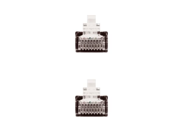Nanokabel 10.20.0400-BK, 0,5 m, Cat6e, U/UTP (UTP), RJ-45, RJ-45