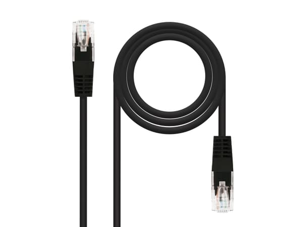 Nanokabel 10.20.0400-BK, 0,5 m, Cat6e, U/UTP (UTP), RJ-45, RJ-45