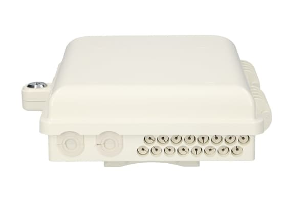 Extralink EDITH 16 CORE FIBER OPTIC DISTRIBUTION BOX, Grå, Akrylonitril-butadien-styren (ABS)