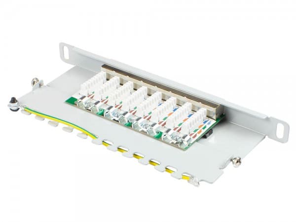 Alcasa GC-N0123, Gigabit Ethernet, RJ45, Cat6, 22/26, Grå, Stål