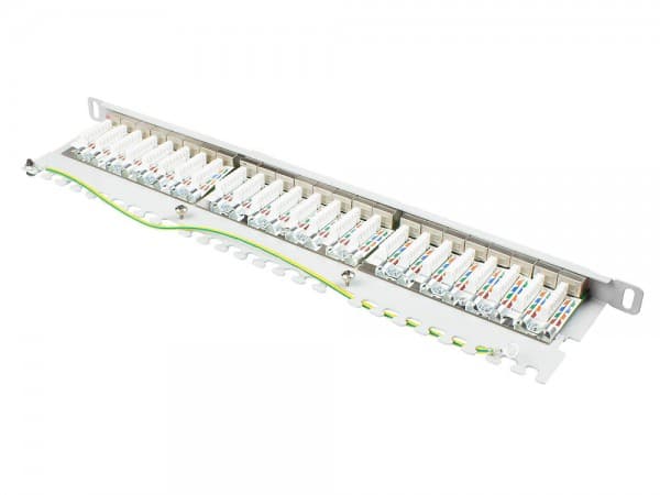 Alcasa GC-N0135, Gigabit Ethernet, RJ45, Cat6, 22/26, Grå, Stål