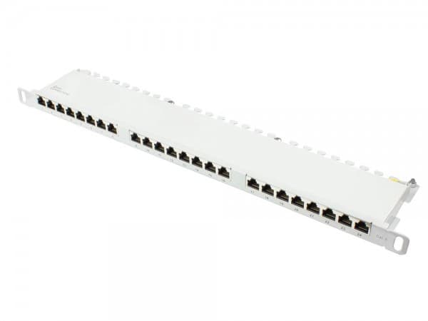 Alcasa GC-N0135, Gigabit Ethernet, RJ45, Cat6, 22/26, Grå, Stål Grå