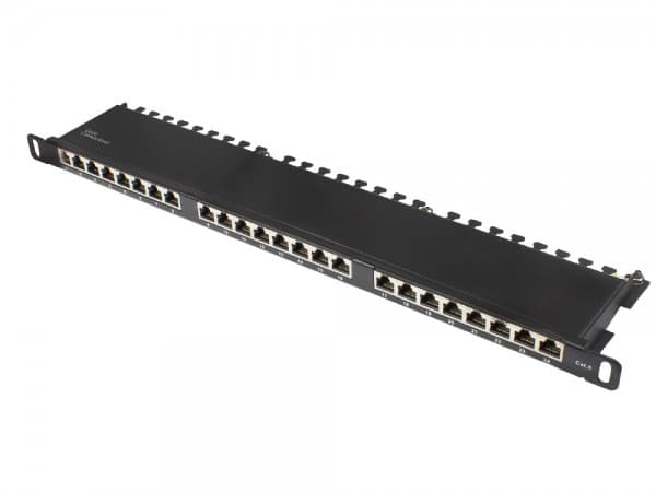 Alcasa GC-N0136, Gigabit Ethernet, RJ45, Cat6, 22/26, Svart, Stål Svart