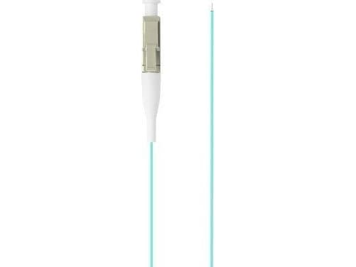 Lanberg - Grisehale - LC/UPC-multimodus (hann) - 2 m - 0.9 mm - fiberoptisk - 50 / 125 mikroner - OM3 - easy strip construction, halogenfri - turkis