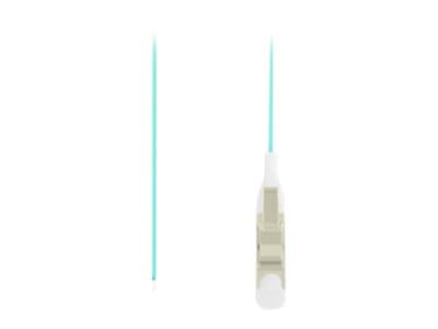 Lanberg - Grisehale - LC/UPC-multimodus (hann) - 2 m - 0.9 mm - fiberoptisk - 50 / 125 mikroner - OM3 - easy strip construction, halogenfri - turkis