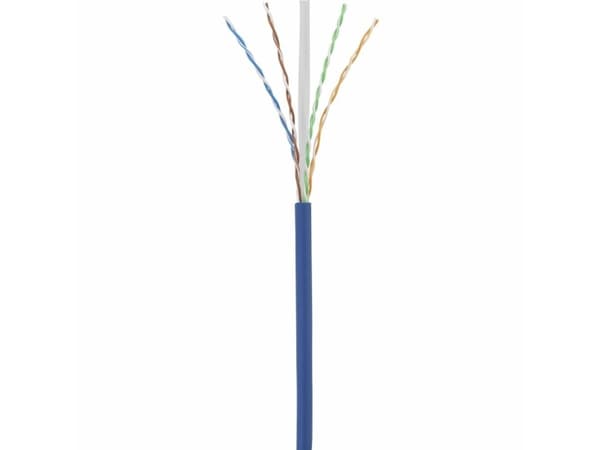 Renkforce RF-5043878 RJ45 Verkkokaapeli, patch-kaapeli CAT 6 U/UTP 0,25 m Sininen lukitussuojalla, halogeeniton 1 kpl