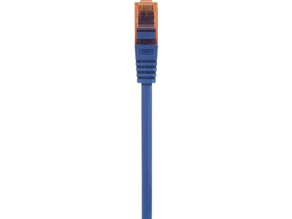Renkforce RF-5043878 RJ45 Verkkokaapeli, patch-kaapeli CAT 6 U/UTP 0,25 m Sininen lukitussuojalla, halogeeniton 1 kpl