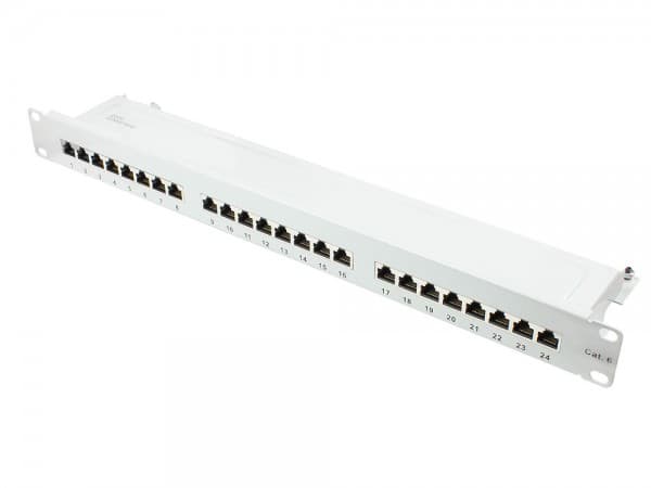 Alcasa GC-N0138, Gigabit Ethernet, RJ45, Cat6, 22/26, Grå, Stål Grå