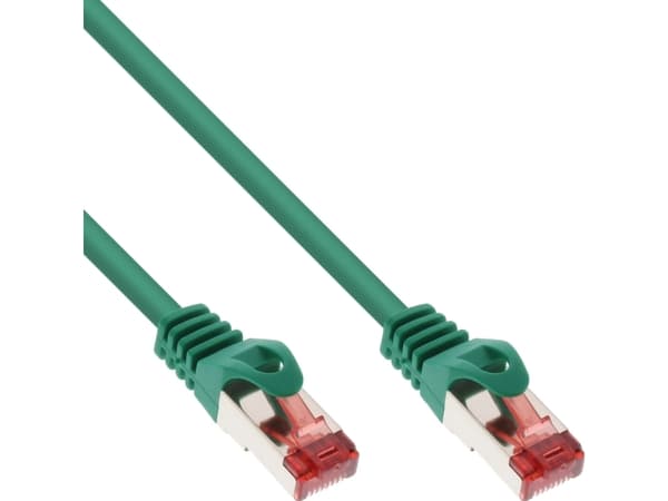 InLine B-76411G, 1 m, Cat6, S/FTP (S-STP), RJ-45, RJ-45, Grønn