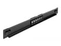 Miniatyrbilde 4 av 4: Delock - Pluggbord (blankt) - rackmonterbar - svart - 1U - 19" - 6 porter