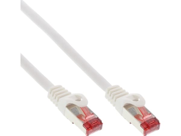 InLine B-76102W, 2 m, Cat6, S/FTP (S-STP), RJ-45, RJ-45, Hvit