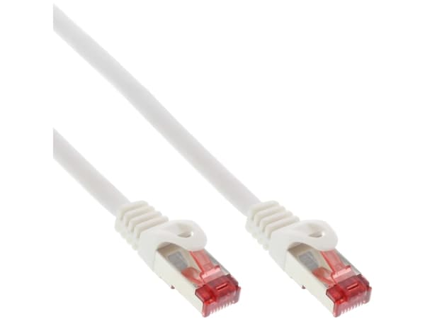 InLine B-76102W, 2 m, Cat6, S/FTP (S-STP), RJ-45, RJ-45, Hvit