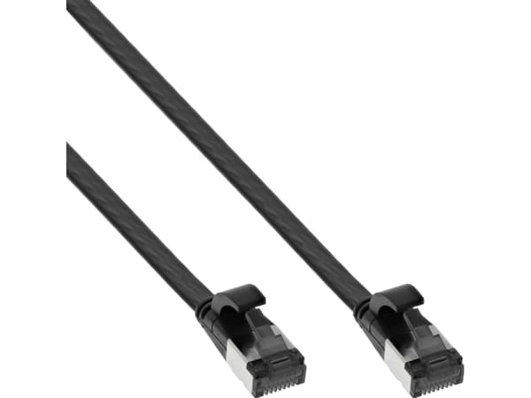 InLine 75814S, 1,5 m, Cat8.1, U/FTP (STP), RJ-45, RJ-45, Sort